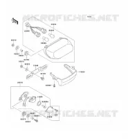 FEUX ARRI&Egrave;RE(S) pour Kawasaki ZZR600