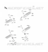 REPOSE PIED pour Kawasaki ZZR600