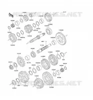 TRANSMISSION pour Kawasaki ZZR600