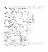 CARENAGE INFERIEUR pour Kawasaki ZZR600