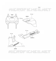 DECALS(SILVER)(CN) pour Kawasaki ZZR600