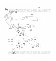 &Eacute;CHAPPEMENT pour Kawasaki ZZR600