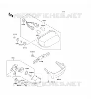 FEUX ARRI&Egrave;RE(S) pour Kawasaki ZZR600