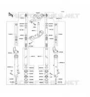 FOURCHE pour Kawasaki ZZR600