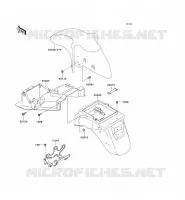 GARDE BOUE pour Kawasaki ZZR600