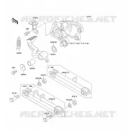 PEDALE DE FREIN/TORQUE LINK pour Kawasaki ZZR600