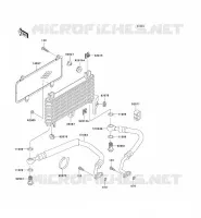 RADIATEUR D'HUILE pour Kawasaki ZZR600