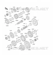 TRANSMISSION pour Kawasaki ZZR600
