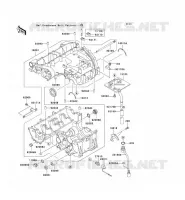 CARTER MOTEUR(S) pour Kawasaki ZZR600