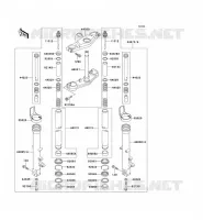 FOURCHE pour Kawasaki ZZR600