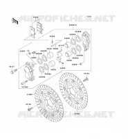 FREIN AVANT pour Kawasaki ZZR600