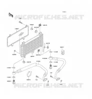 RADIATEUR D'HUILE pour Kawasaki ZZR600