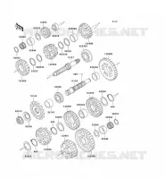 TRANSMISSION pour Kawasaki ZZR600
