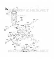 SUSPENSION ARRI&Egrave;RE pour Kawasaki ZZR600