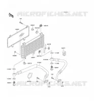 RADIATEUR D'HUILE pour Kawasaki ZZR600
