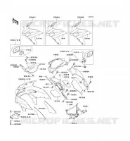 CARENAGE pour Kawasaki ZZR600