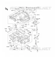 CARTER MOTEUR(S)(1/2) pour Kawasaki ZZR600