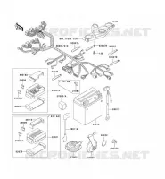 CHASSIS EQUIPMENT ELECTRIQUE pour Kawasaki ZZR600