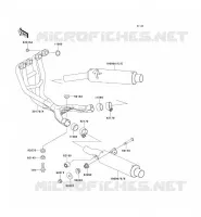&Eacute;CHAPPEMENT pour Kawasaki ZZR600