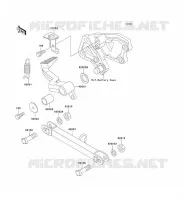 PEDALE DE FREIN pour Kawasaki ZZR600
