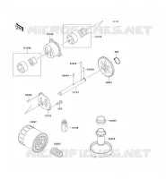 POMPE A HUILE pour Kawasaki ZZR600