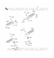 REPOSE PIED pour Kawasaki ZZR600