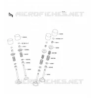 SOUPAPE pour Kawasaki ZZR600