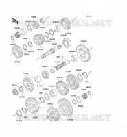 TRANSMISSION pour Kawasaki ZZR600