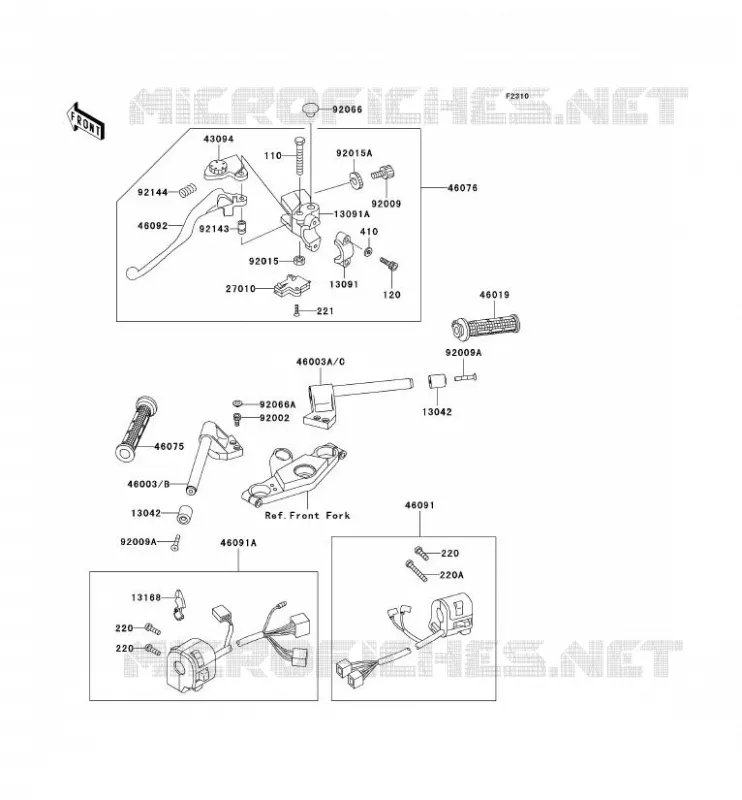 GUIDON Kawasaki MOTOS 600 1995 ZZR600  ZX600-E3