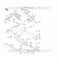 BRAS OSCILLANT pour Kawasaki ZZR600