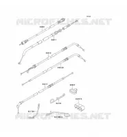 CABLES pour Kawasaki ZZR600