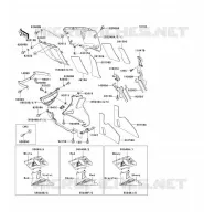 CARENAGE INFERIEUR pour Kawasaki ZZR600