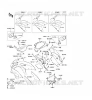 CARENAGE pour Kawasaki ZZR600