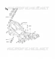 CH&Acirc;SSIS pour Kawasaki ZZR600