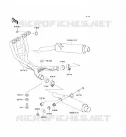 &Eacute;CHAPPEMENT pour Kawasaki ZZR600