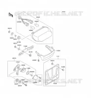FEUX ARRI&Egrave;RE(S) pour Kawasaki ZZR600