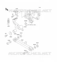 PEDALE DE FREIN pour Kawasaki ZZR600