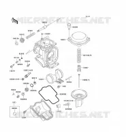 PI&Egrave;CES DE CARBURATEUR pour Kawasaki ZZR600
