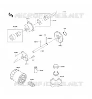 POMPE A HUILE pour Kawasaki ZZR600