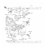 SUPPORT BATTERIE pour Kawasaki ZZR600