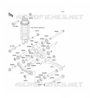 SUSPENSION pour Kawasaki ZZR600