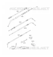 CABLES pour Kawasaki ZZR600