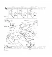 CARENAGE pour Kawasaki ZZR600