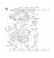 CARTER MOTEUR(S)(1/2) pour Kawasaki ZZR600