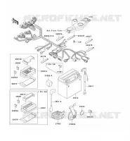 CHASSIS EQUIPMENT ELECTRIQUE pour Kawasaki ZZR600