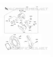 FREIN ARRIERE pour Kawasaki ZZR600