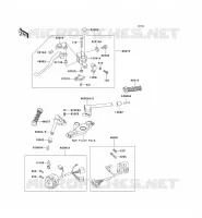 GUIDON pour Kawasaki ZZR600