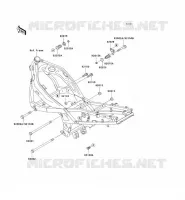 PIECE DE CADRE (COUVERTURE) pour Kawasaki ZZR600