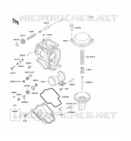 PI&Egrave;CES DE CARBURATEUR pour Kawasaki ZZR600
