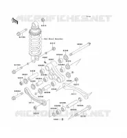 SUSPENSION pour Kawasaki ZZR600